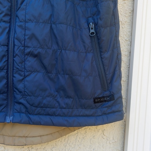 SpaceX Blue/Tan Reversible Vest Men'S Size M - Picture 3 of 10